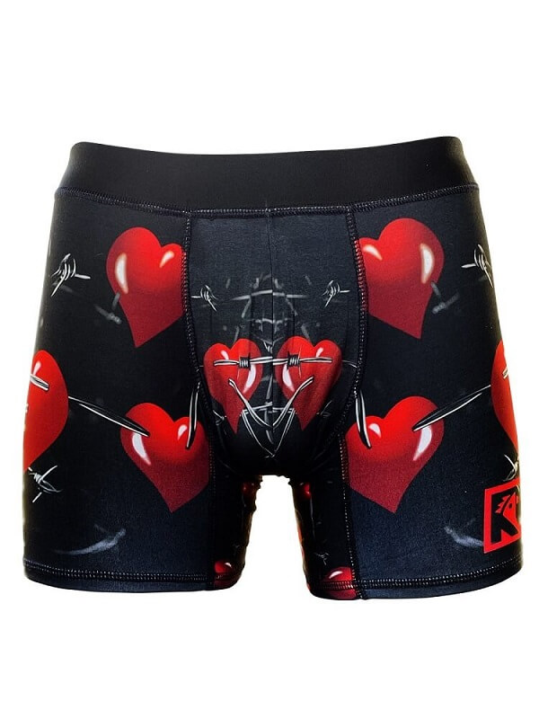 Valentines Day Nailed Heart Gothic Boxer Briefs Men's Underwear